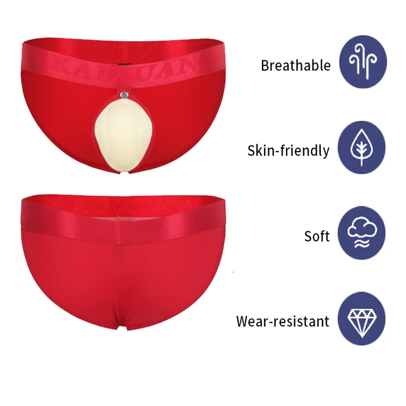 Men's Thongs Sexy Underwear Jockstrap Bikini Cotton Men Briefs Sponge Cup Pouch Bulge Enhancing |