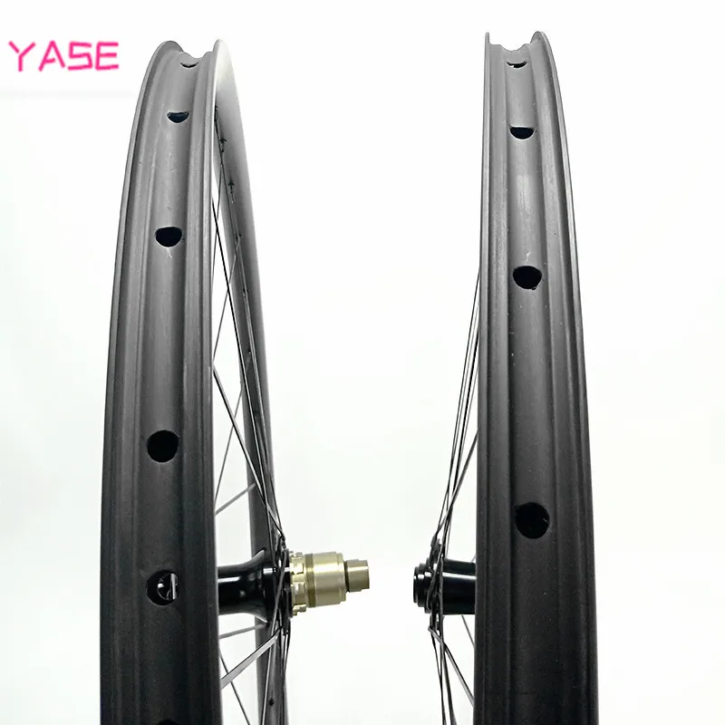 29er углеродная mtb Колесная пара 30x28 мм бескамерная aro 29 колесо углеродное усиление