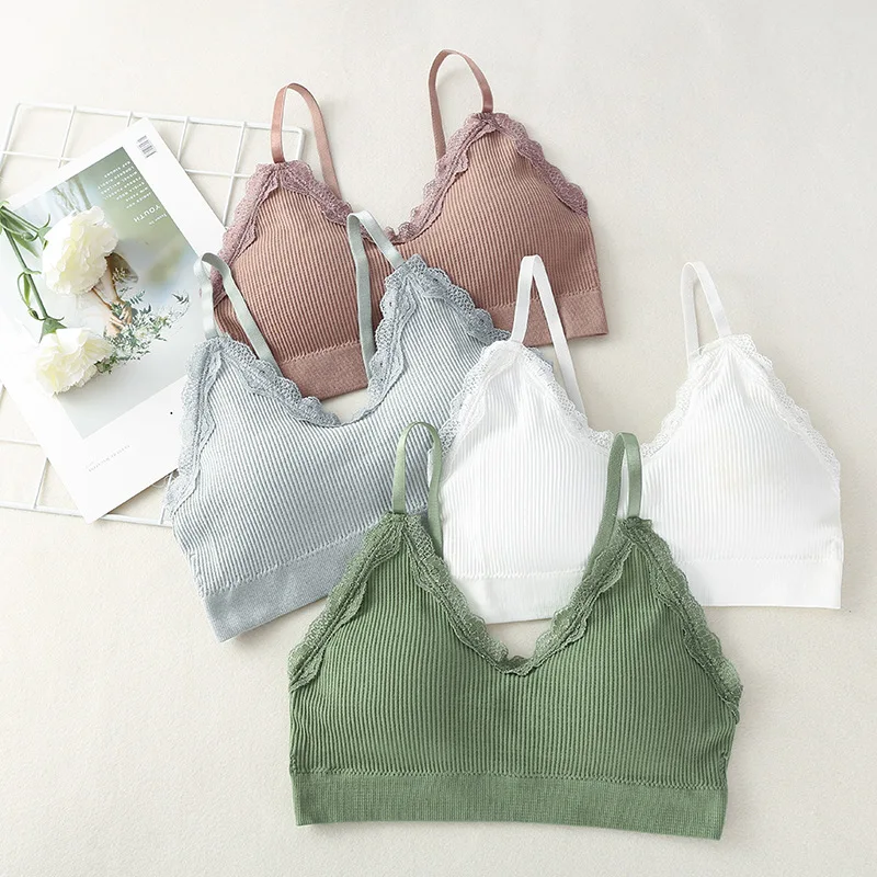 Бесшовные цельные Спортивные Бюстгальтеры без косточек с красивой спинкой