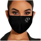 Модная женская маска для лица с алмазным принтом и надписью, многоразовая уличная дышащая Модная хлопковая Ветрозащитная маска для рта со льдом, Cubrebocas