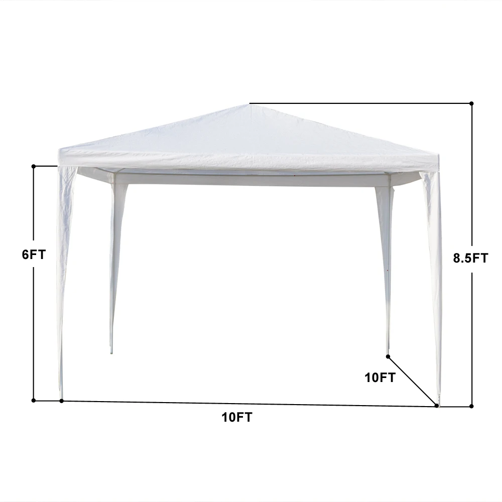 

New 3 x 3m Eight Sides Two Doors Waterproof Tent with Spiral Tubes Garden Tent Gazebo Canopy Portable Upgrade Outdoor Gazebo