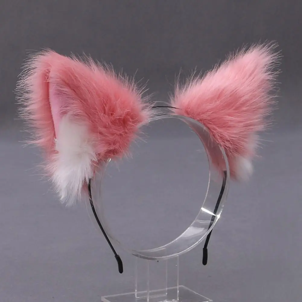 

Cats Ears Headband Useful Plush Realistic for Bar Cosplay Party Headpiece Cosplay Party Headpiece
