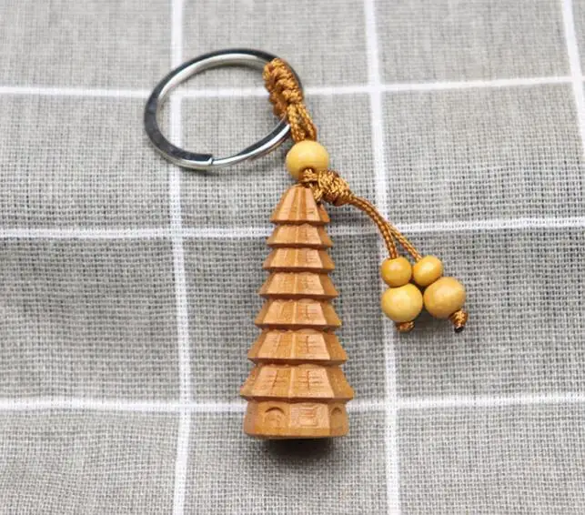 Оптовая продажа трехмерные гравировальные брелоки со знаками из красного дерева