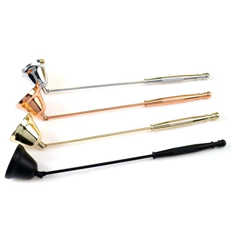 Stainless Steel Smokeless Candle Wick Bell Snuffer Home Hand Put Off Tool Kit Accessories Holders | Дом и сад