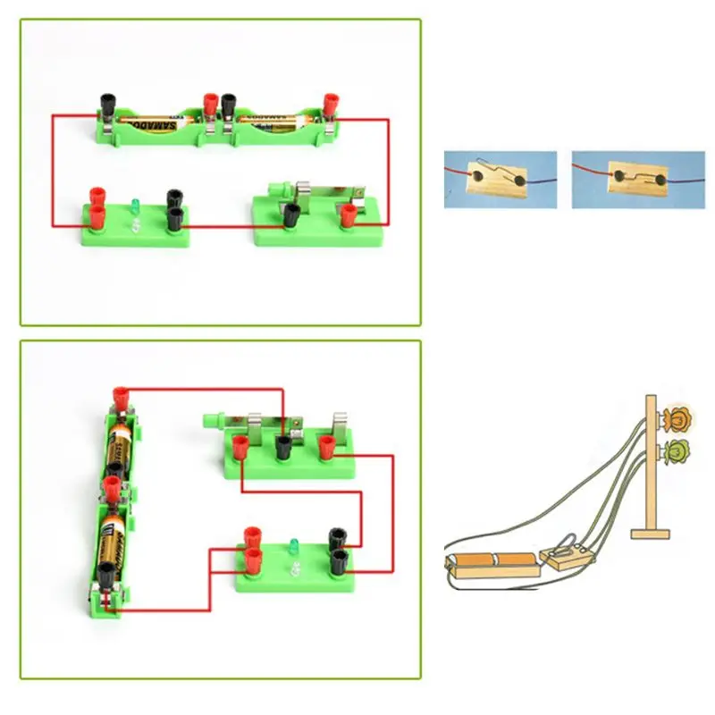 

Physics Labs Circuit Learning Kit Basic Electricity Discovery Principles Study