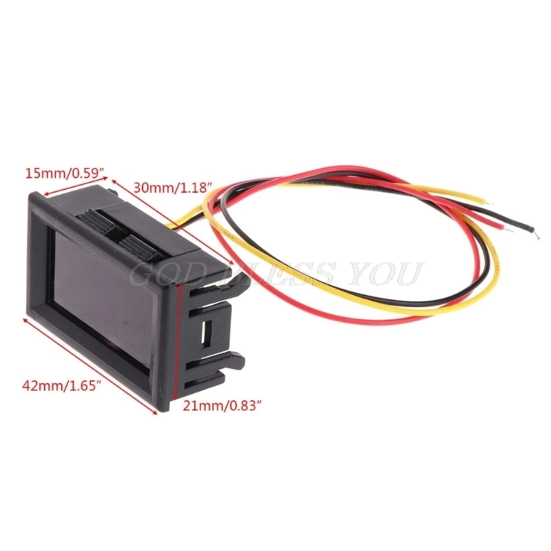 Светодиодный Тахометр 2 в 1 цифровой измеритель оборотов минуту Вольтметр для