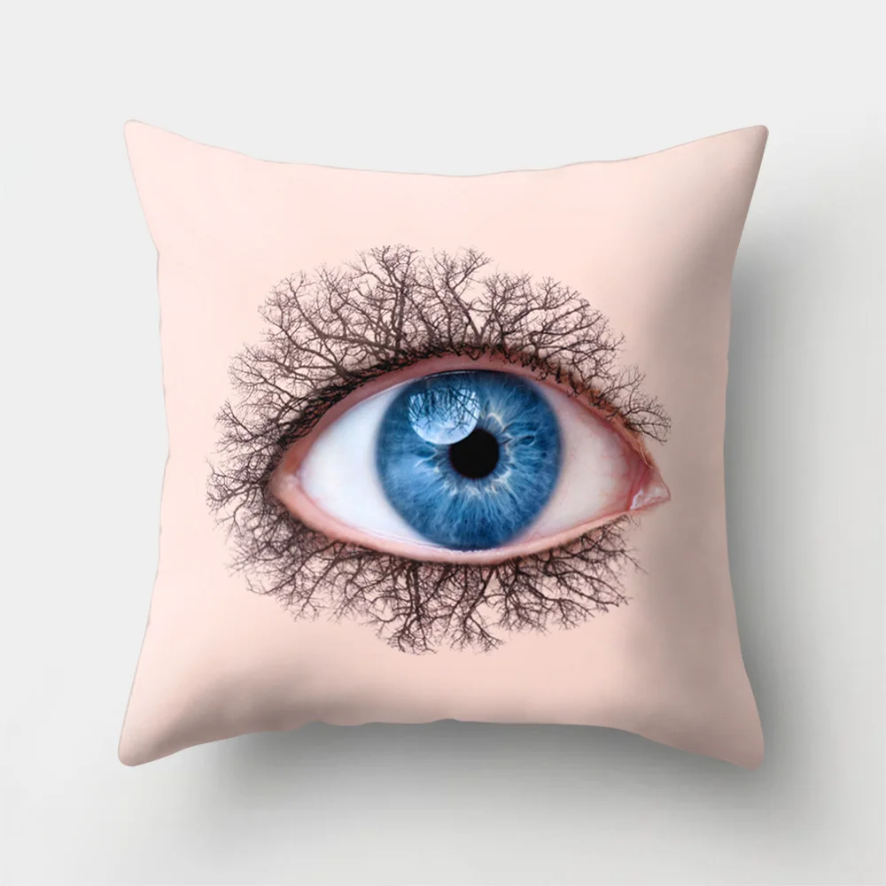 Глаза на заказ ваш логотип фото сделай сам для влюбленных наволочки 1