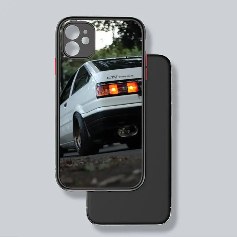 

Car retro road Phone Case Matte Transparent for iPhone 7 8 11 12 s mini pro X XS XR MAX Plus coque
