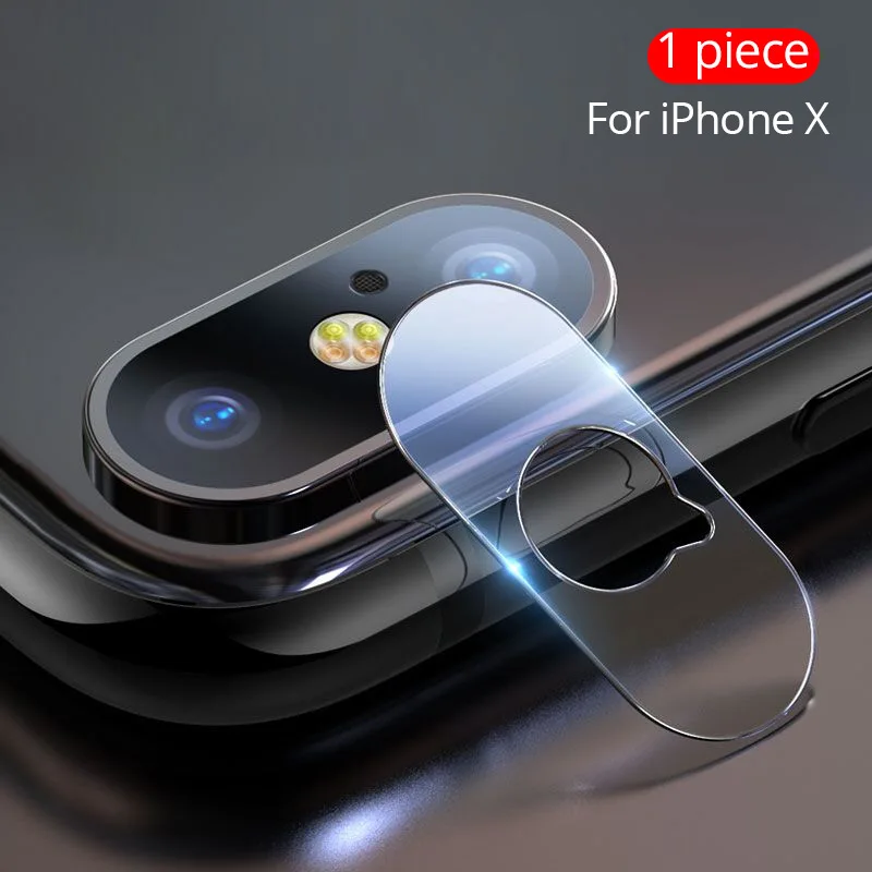 PZOZ для iPhone 11 Pro X XS Max 0,15 мм объектив камеры стекло задняя защитная пленка для объектива закаленное стекло покрытие аксессуары для мобильных телефонов - Цвет: For iPhone X