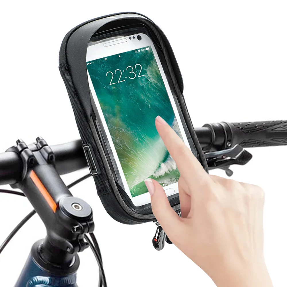 

WHEEL UP Bicycle Bag Waterproof Road Bike Handlebar Stand Phone Case Touchscreen MTB Pack Bike Top Tube Bag Riding Equipment