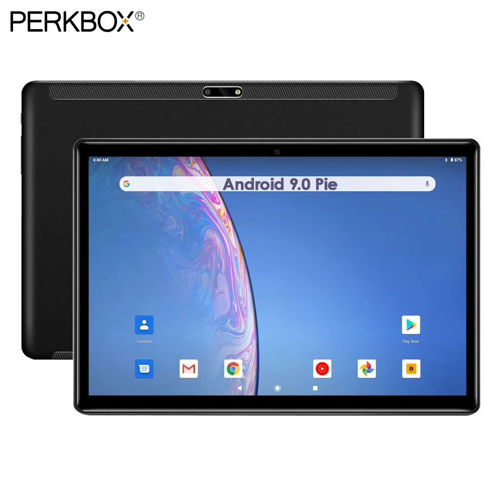 10 дюймовый планшет 32 ГБ eMMC разблокированный 3G Android 9 0 Pie двойная камера 5 МП Wi Fi