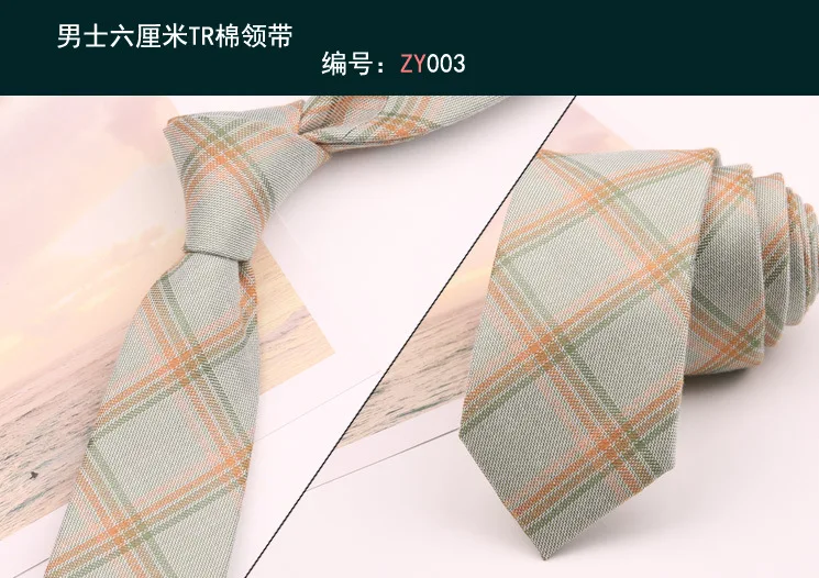 

6cm Mens Skinny Slim Neckties for Male Wedding Neck Ties Retro Plaid Striped Corbatas Gravata Neckwear Gentleman Gravatas Tie