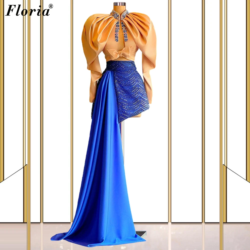 

Middle East Two Pieces Celebrity Dresses Short Africa Prom Party Dresses For Women Turkish Coutures Film Opening Ceremony Dress