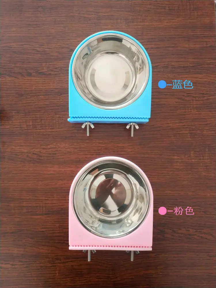 

Creative Stainless Steel Cat Bowl Single Bowl Eco Friendly Raised Feeders Cat Bowl Elevated Ciotola Gatto Pet Products OO50MM