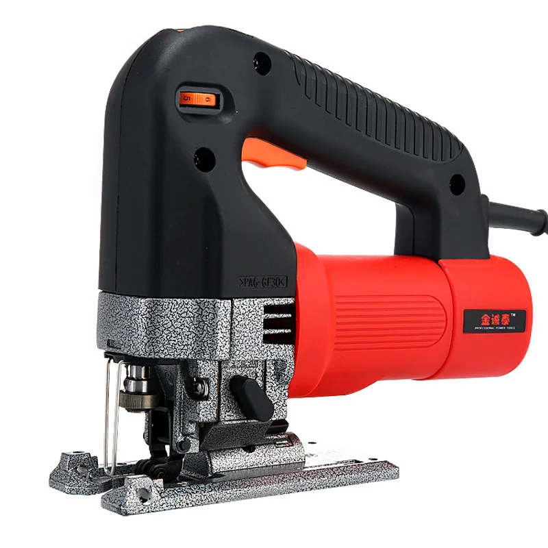

710W Woodworking Saw Home Handheld Electric Tools Reciprocating Saw Jigsaw Wooden Cutting with 10 Saw Blades 6-gear Adjustable