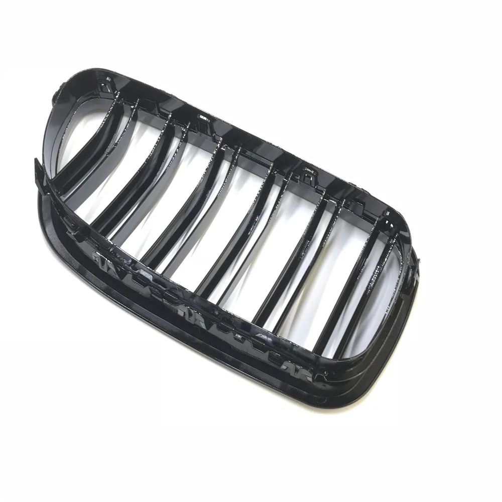Одна пара автомобилей Стиль передний глянец Черный решетки для BMW F18 F10 2010 2016|black