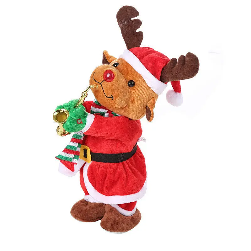 Новинка 2020 мультяшная фигурка рисунок Рождество Электрический танец поющий