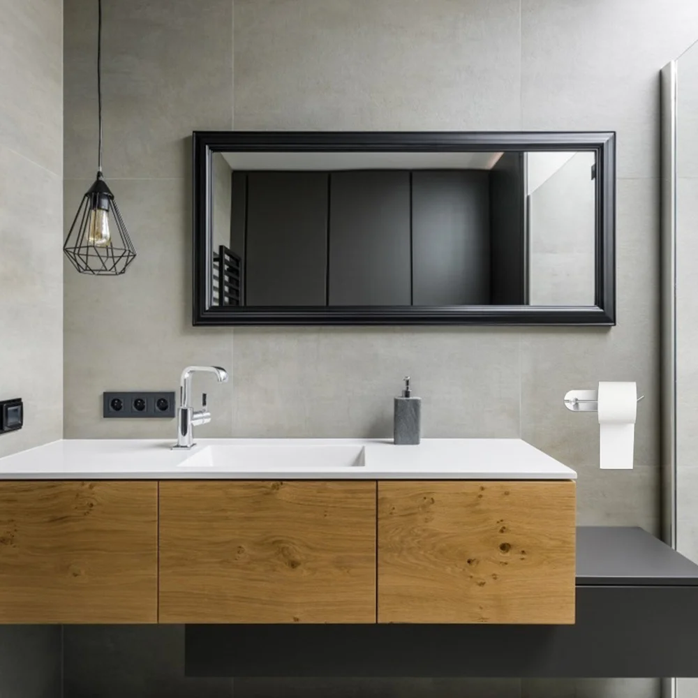 

1 Pc 304 Stainless Steel Roll Paper Bracket Roll Paper Container Storage Holder