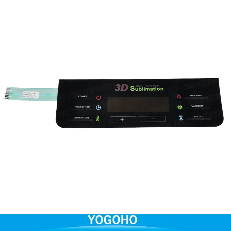 button display panel 3D сублимационный принтер аксессуары обертки для бутылок кружка резиновые зажимы приспособление вакуумный насос печатная плата силиконовый вакуумный лист - Цвет: button display panel