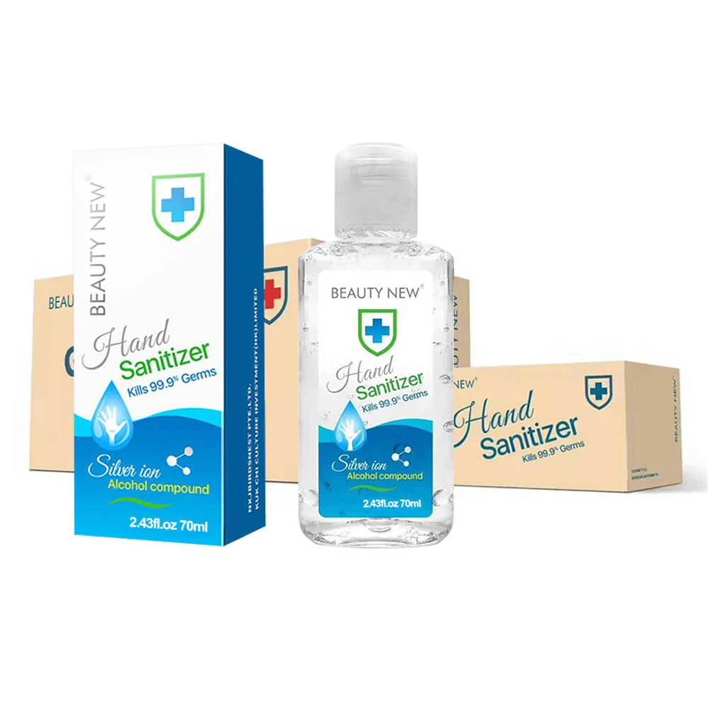 70ml Portable Alcohol Hand Sanitizer Gel Anti-bacteria Moisturizing Liquid Disposable No Clean Waterless Antibacterial Hands | Красота и