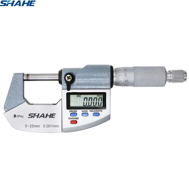 Микрометр цифровой shahe 0 25 мм 001 мм|digital micrometer|digital outside micrometeroutside micrometer |