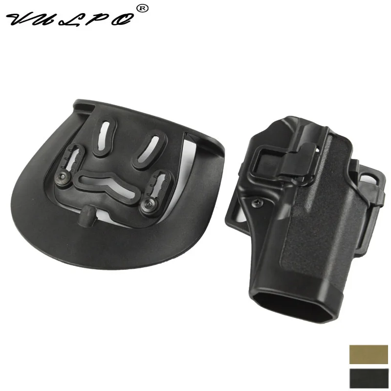 

VULPO Tactical CQC Holster Airsoft Quick Draw Right Hand Gun Holster For Glock 17 22 Hunting Accessories