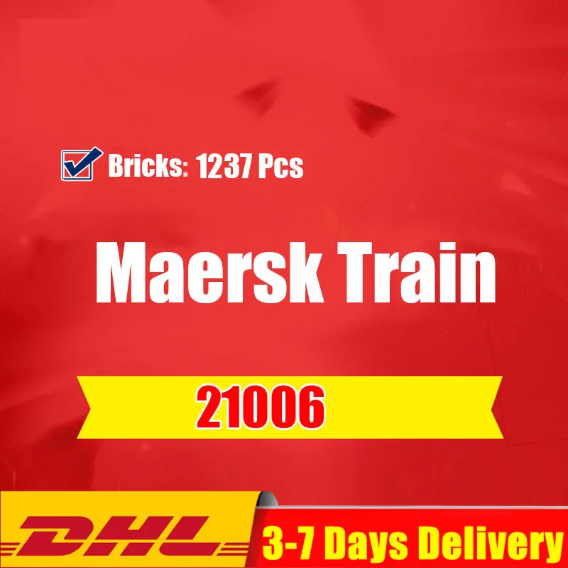 

DHL 21006 1234 PCS Technical Ultimate Series The Train Set Building Blocks Bricks Toys