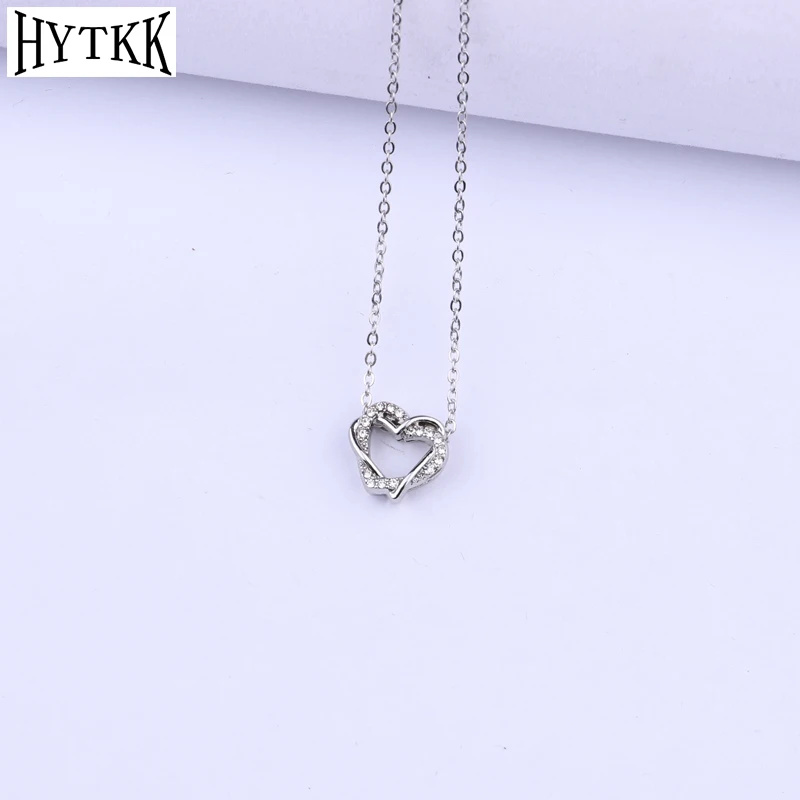 

HYTKK New Fashion Geometric Cupid Archery Heart-Shaped Initial necklace Ladies Necklace Pendant Accessories Jewelry Gift