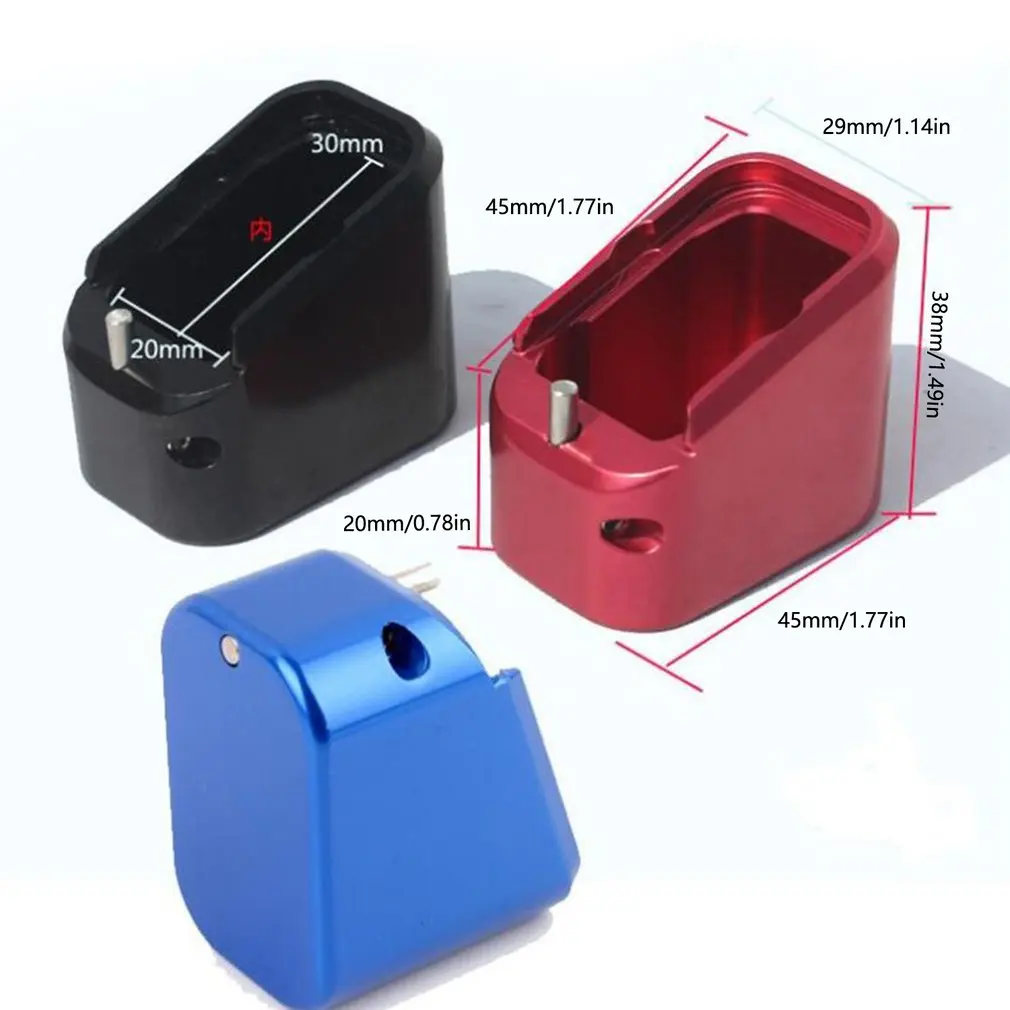 

Tactical Magazines Base Pad Kit G17 Aluminum alloy base extender Tactical Mag Extension base pad Clock