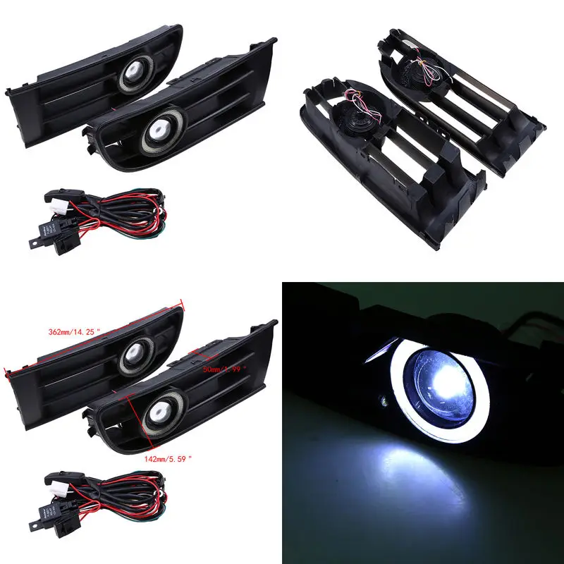 POSSBAY Прокат автомобилей Передняя решетка Противотуманные фары светодиодный