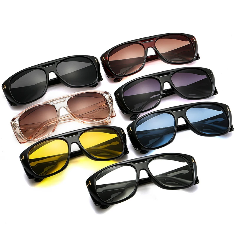 

New Vintage Oversized Sunglasses Men Retro Steampunk T Shape Sun Glasses Women Big Eyewear Outdoor Sports Punk Goggles Oculos