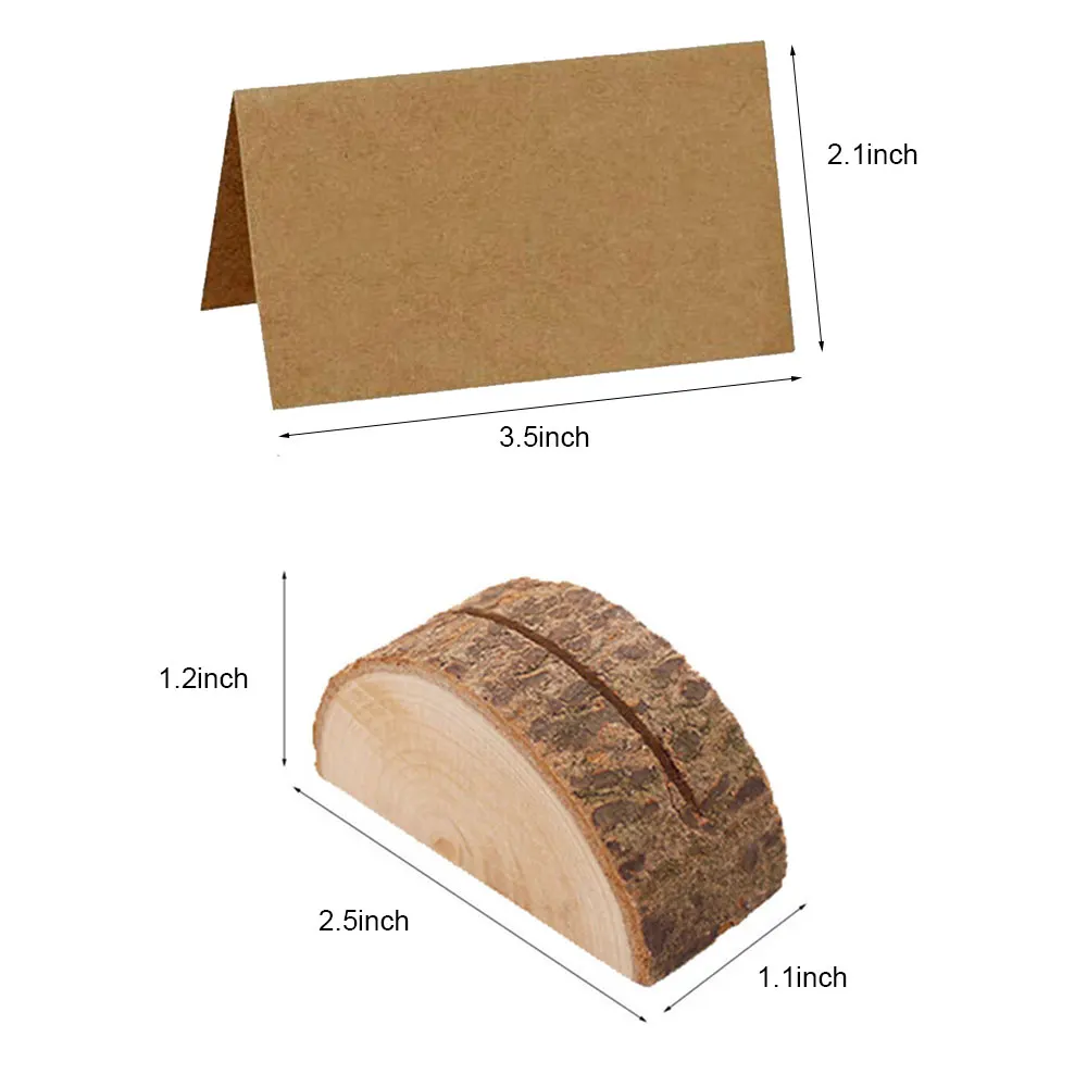 Деревянные настольные Держатели и складные картонные карты 20 шт. зажимы для