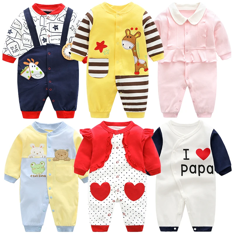 2021 Одежда для новорожденных и маленьких мальчиков девочек весенне осенняя