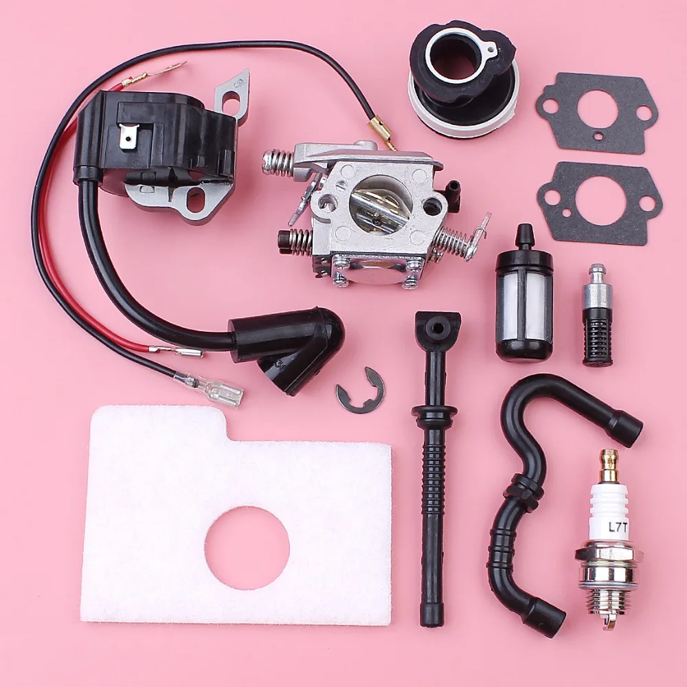 Carburetor Ignition Coil For Stihl MS180 MS170 018 017 Walbro Carb Oil Fuel Hose Air Filter Intake Manifold Chainsaw Spare Part |