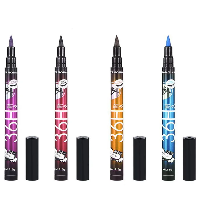 Лидер продаж черная водостойкая жидкая подводка для глаз женщин карандаш