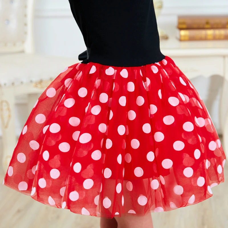 Fancy Kids Dresses for Girls Birthday Dress Up Polka Dots Costume Baby Clothing Girl Outfits Clothes | Детская одежда и обувь