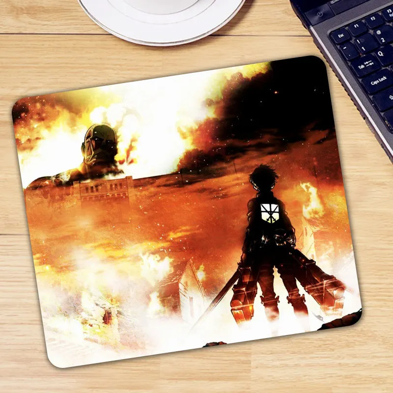 

Anime Attack on Titan Mouse Pad Gamer Mice for Laptop PC Universal Comfortable Anti-slip Mause Mat for Laptop Notebook Mousepad