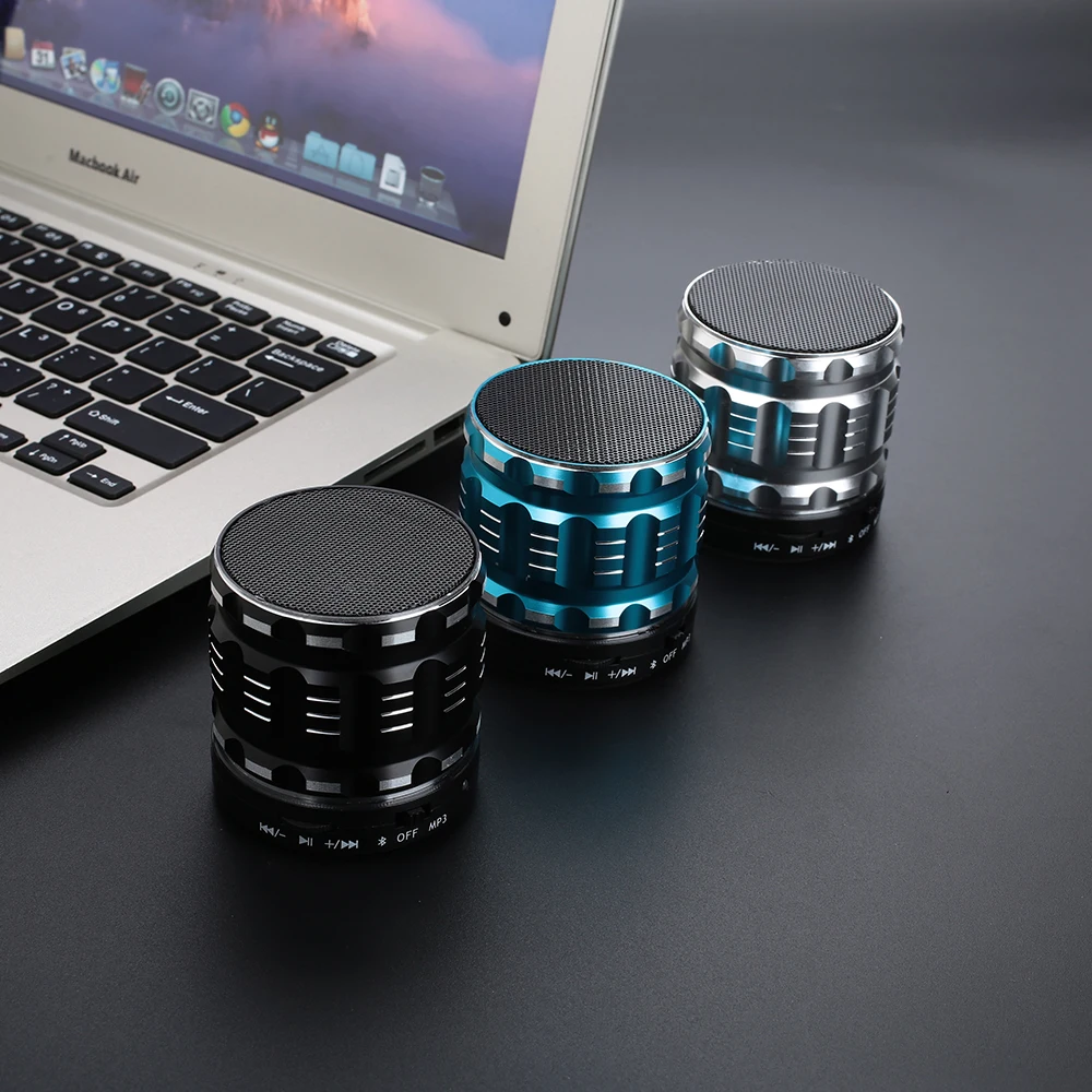 Беспроводной портативный Bluetooth динамик мини Колонка со светодиодной подсветкой