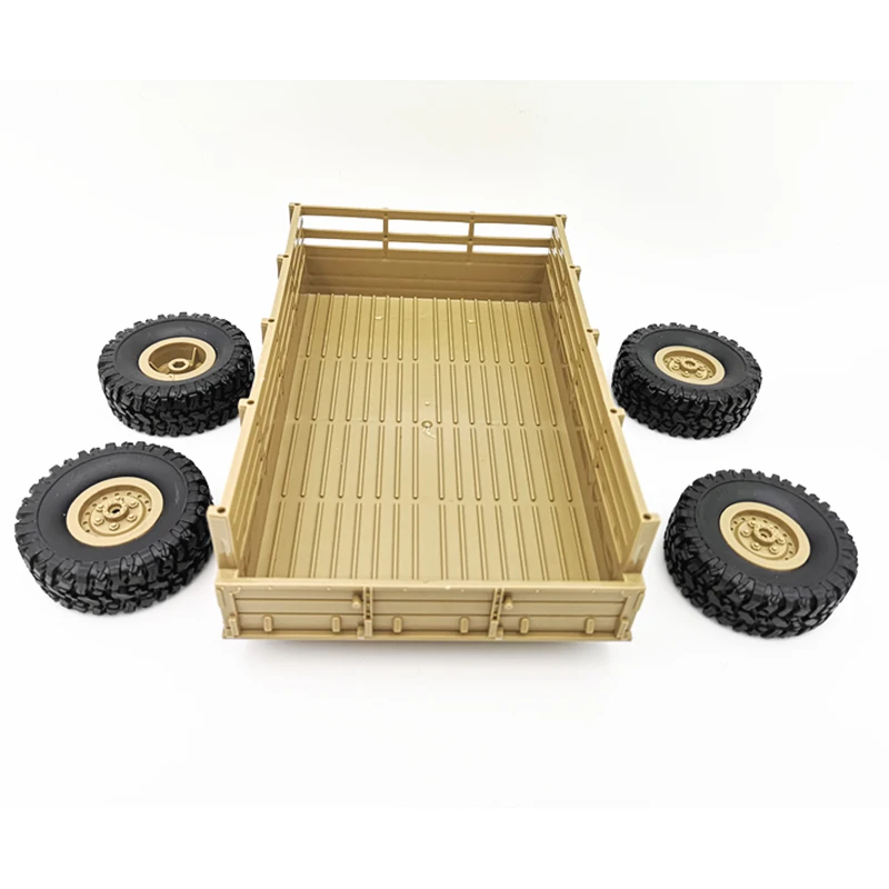 Для Wpl Rc автомобиль аксессуары Diy 4-колесный прицеп грузовик газ части автомобиля