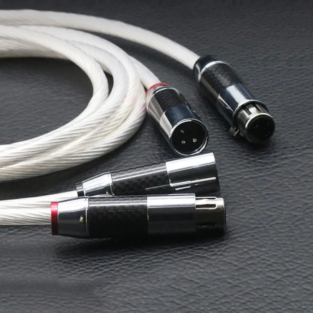 Кабель XLR 2 с двумя штекерами-гнездами 3 штырька