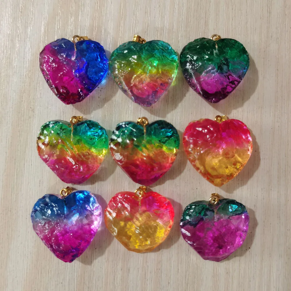 

8 шт., ожерелья-подвески из натурального камня