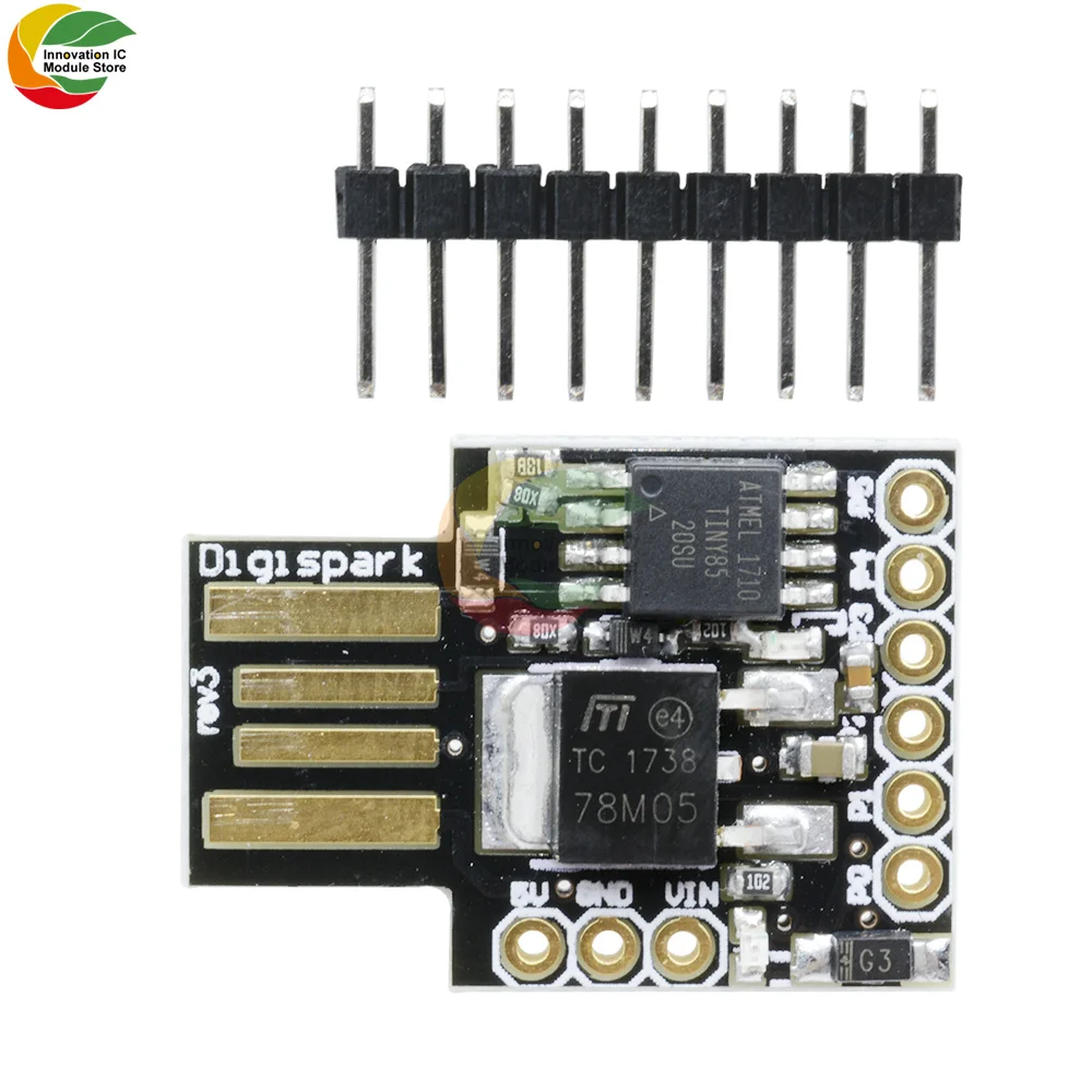Плата разработки ATTINY85 Digispark Kickstarter I2C SPI Attiny85 модуль Micro USB для Arduino - купить по