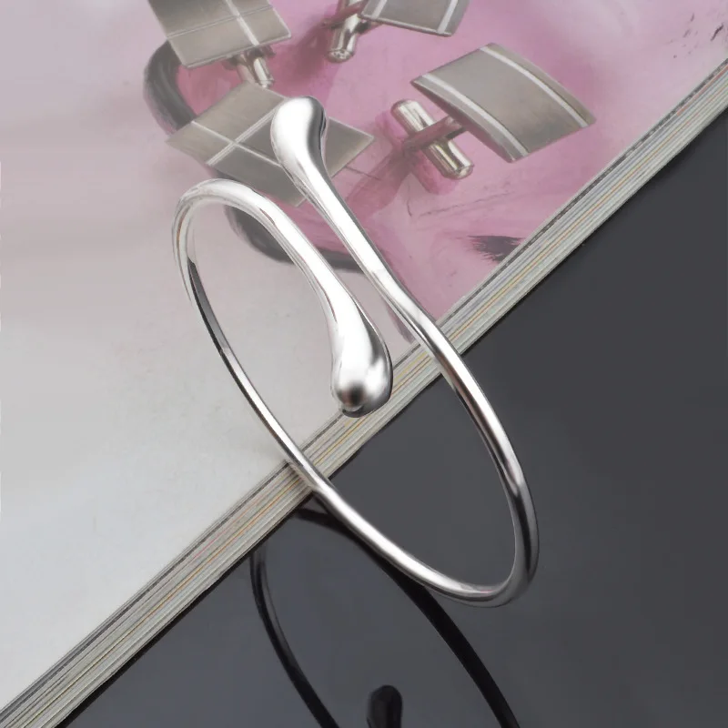 Большой водонепроницаемый браслет серебряный золотой цвет браслеты для женщин