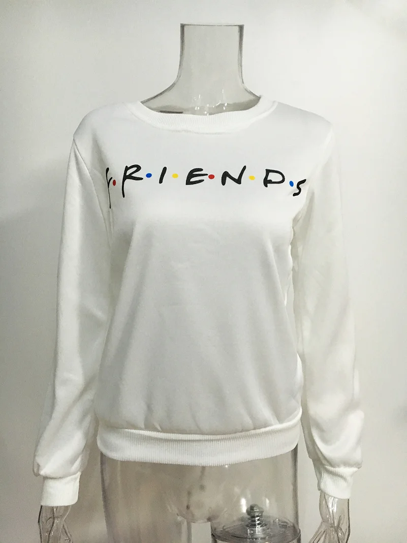 Friends Hoodies Sweatshirts 2022 Women Casual Kawaii Harajuku Fashion Punk For Girls Clothing European Tops Korean
