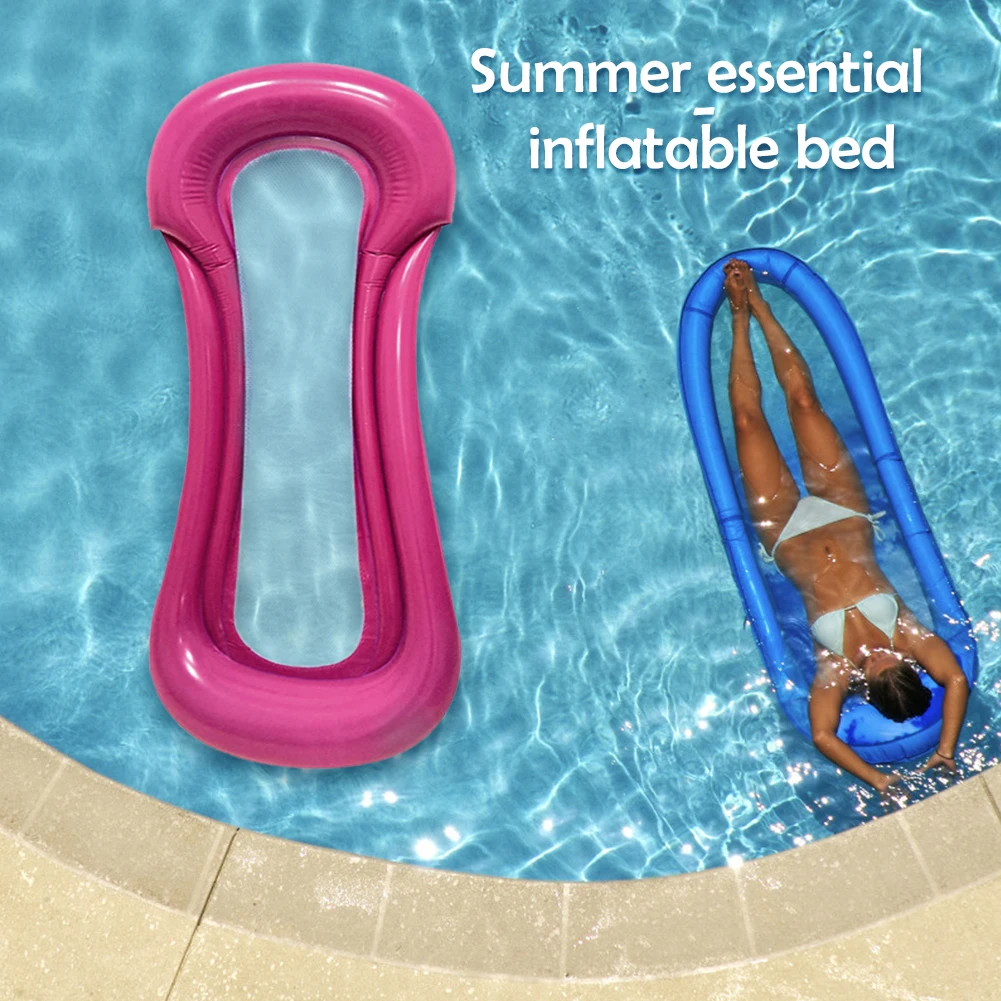 

Floating Row Inflatable Mattress Swimming Pool Beach Floating Sleeping Bed Lounges Chair Swimming Pool Accessories