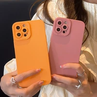 soft silicone phone case for iphone 13 12 11 pro max 7 8 plus se 20 camera lens protection cover for iphone 11 x xr xs max cases