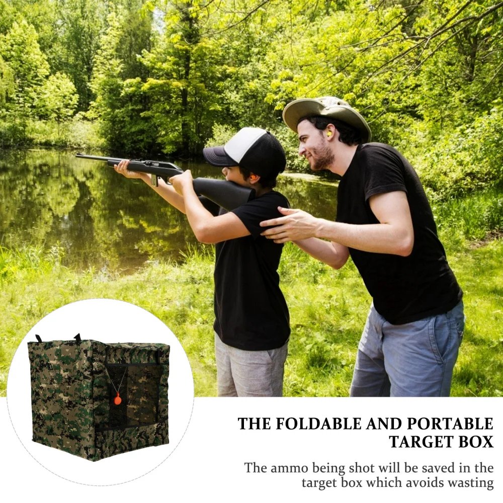 

Slingshot Target Box Camouflage Shooting Target Practice Box Shooting Case