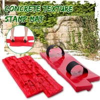 new 2 size polyurethane molds for concrete garden house decor texture wall floors molds cement plaster stamps model molds