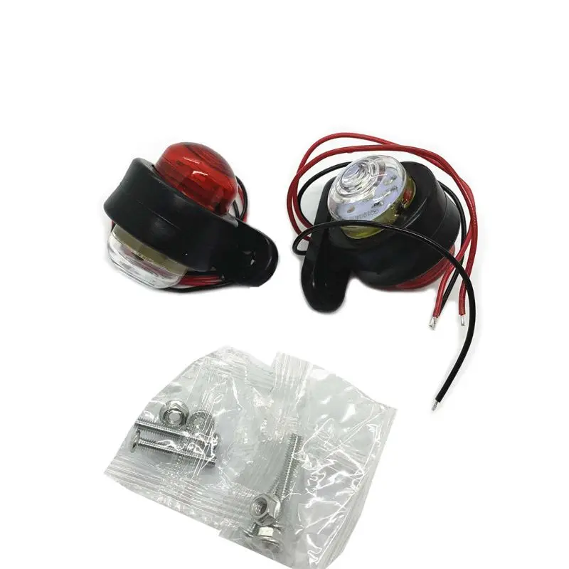 

2X 12V LED Truck Side Marker Light Indicator Side Marked Lamp RV Clearance Lamp U1JF