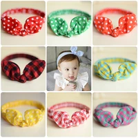 mom and baby rabbit ears baby headbands hair hoop stretch knot hair bows cotton children hair bands for baby hair accessories